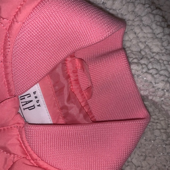GAP Pink Quilted Kids Jacket - Picture 4 of 9